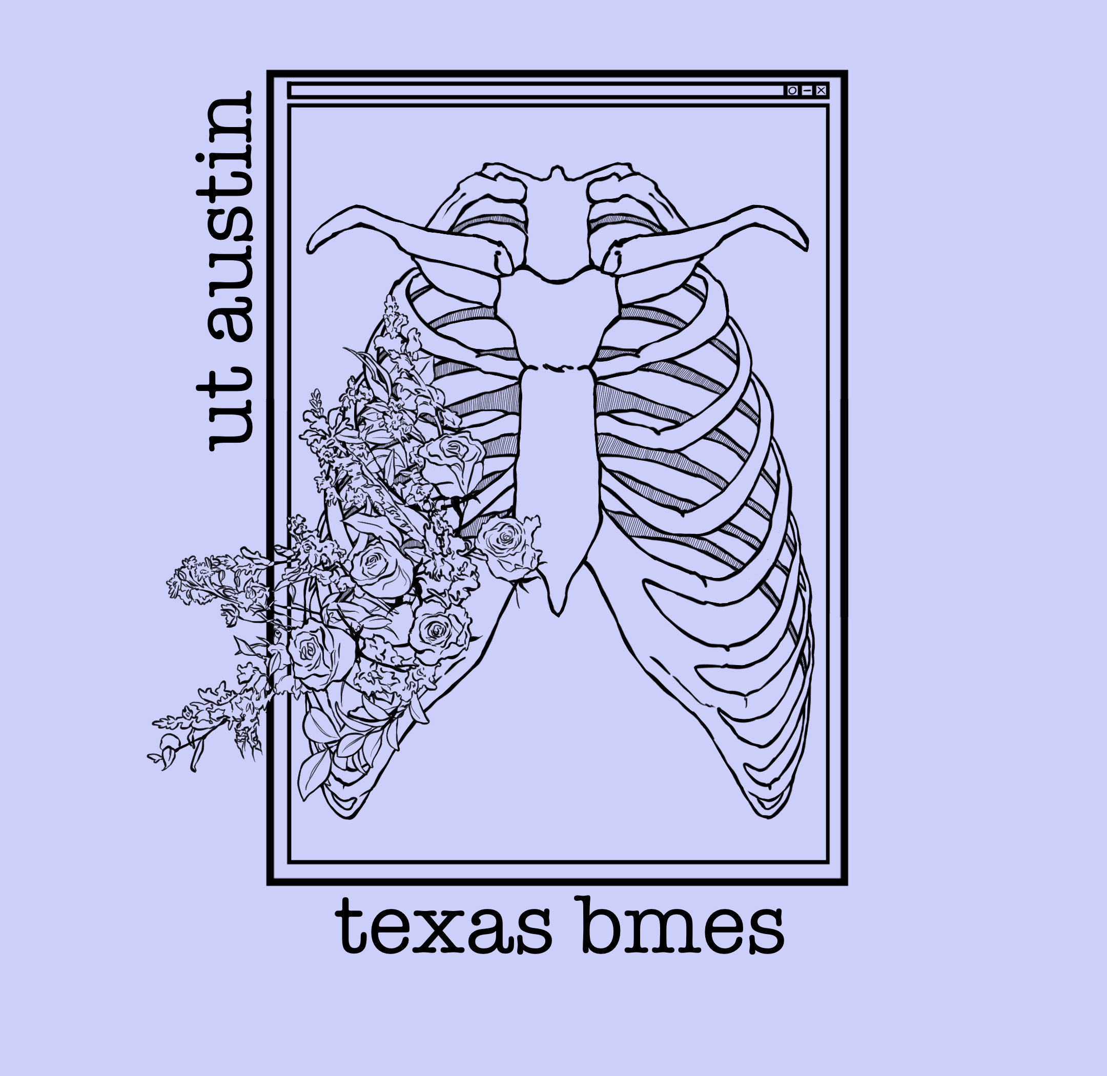 UT BMES 2021 t-shirt design front.